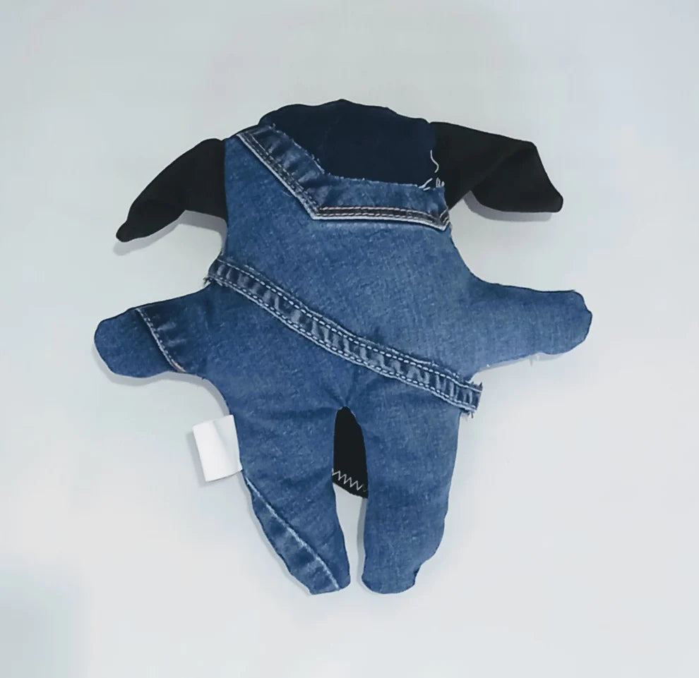 Upcycled Baggy Jean Dog Toy