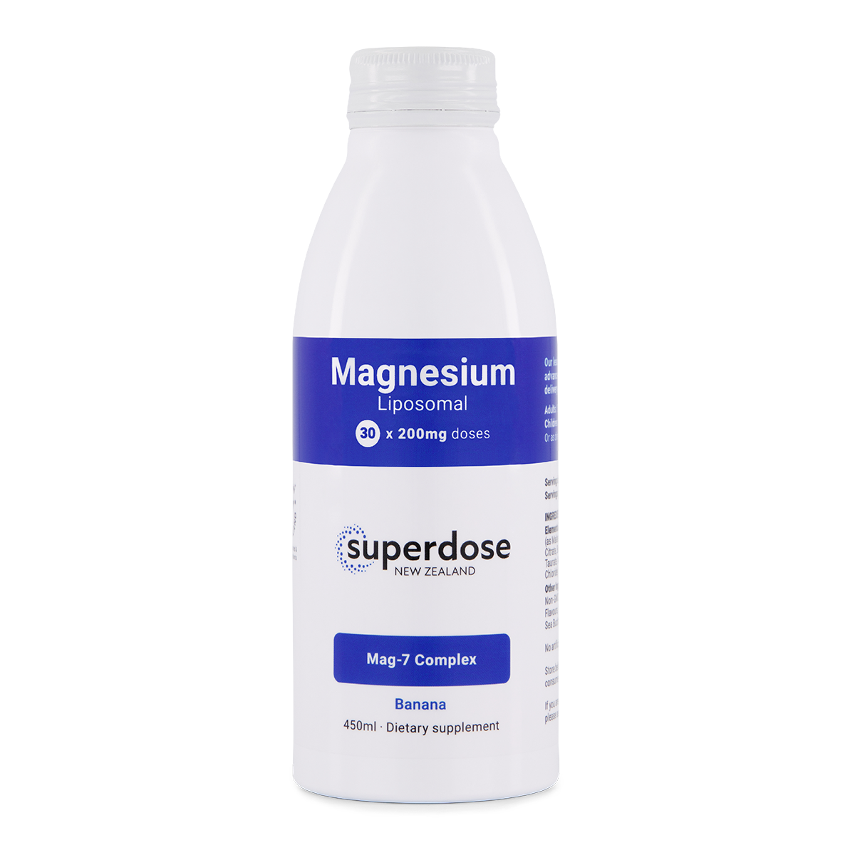 Superdose Liposomal Magnesium 200mg Mag-7 Complex