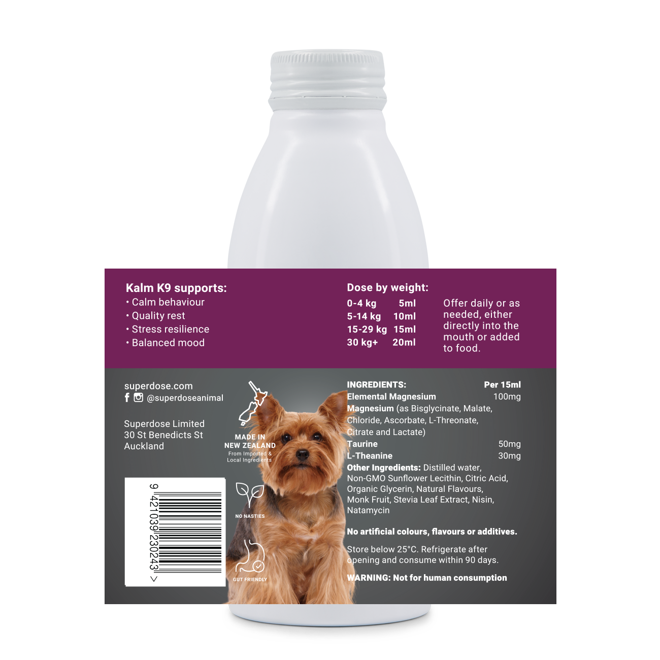 Superdose Kalm K9 450ml