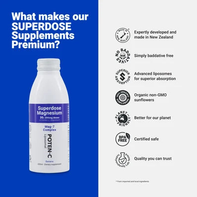 Superdose Liposomal Magnesium 200mg Mag-7 Complex