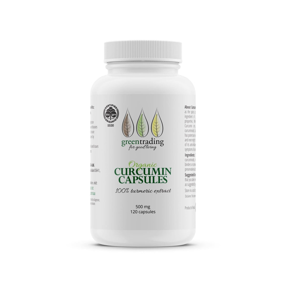 Curcumin Capsules 500mg