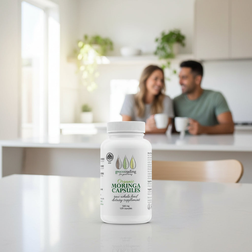 Organic Moringa 120 Capsules 500mg