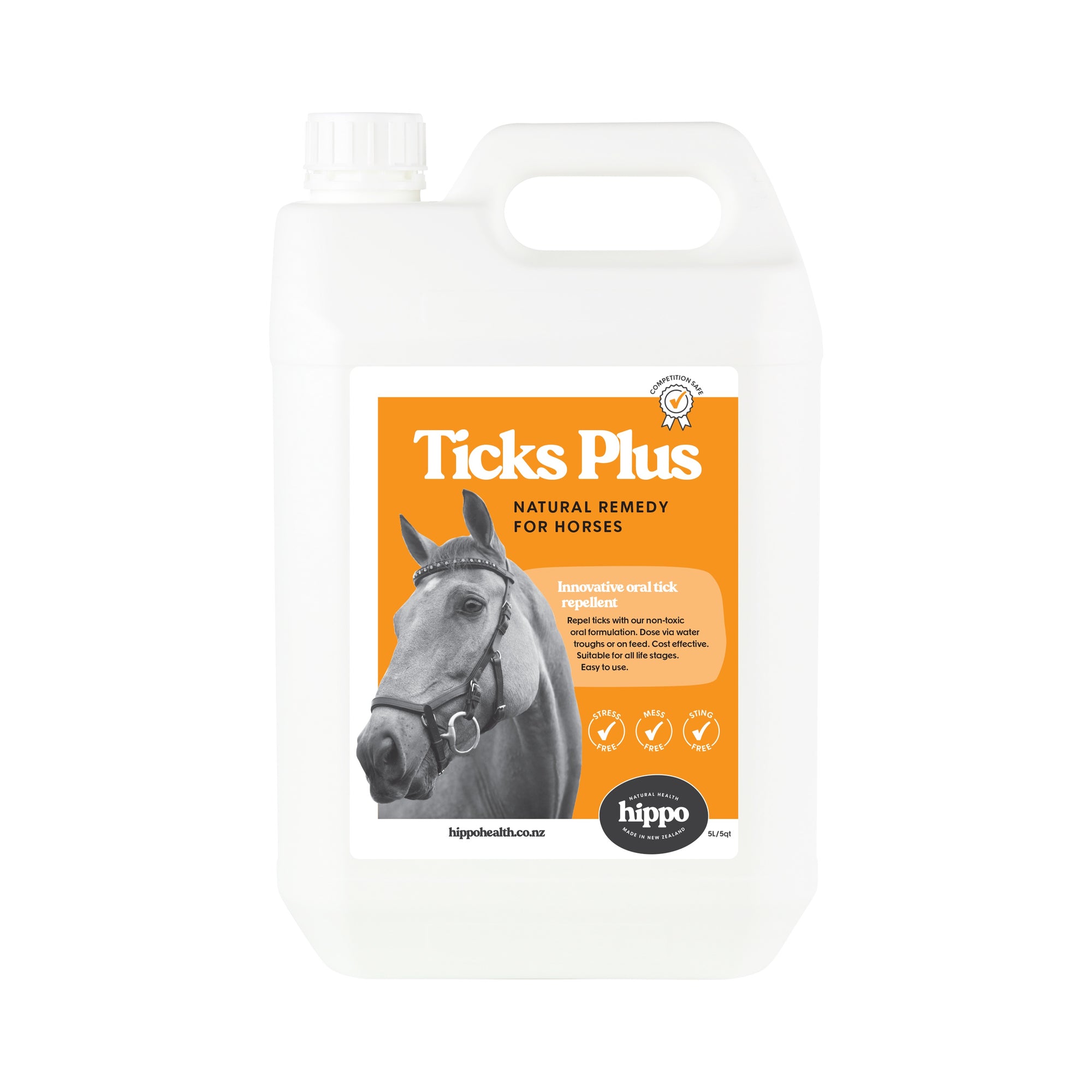 Ticks_Plus_Equine_for_Horses_5L | Hippo Health