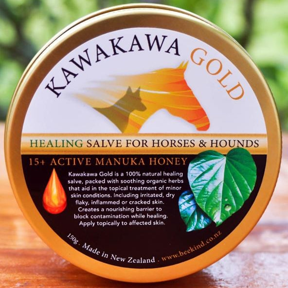 Kawakawa Gold Healing Salve with Active 15+ Manuka Honey 150g for Horse | Hippo Health